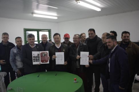Assinatura do Protocolo de Intenções foi realizada no começo do mês de junho (Foto: Divulgação/AMZOP)