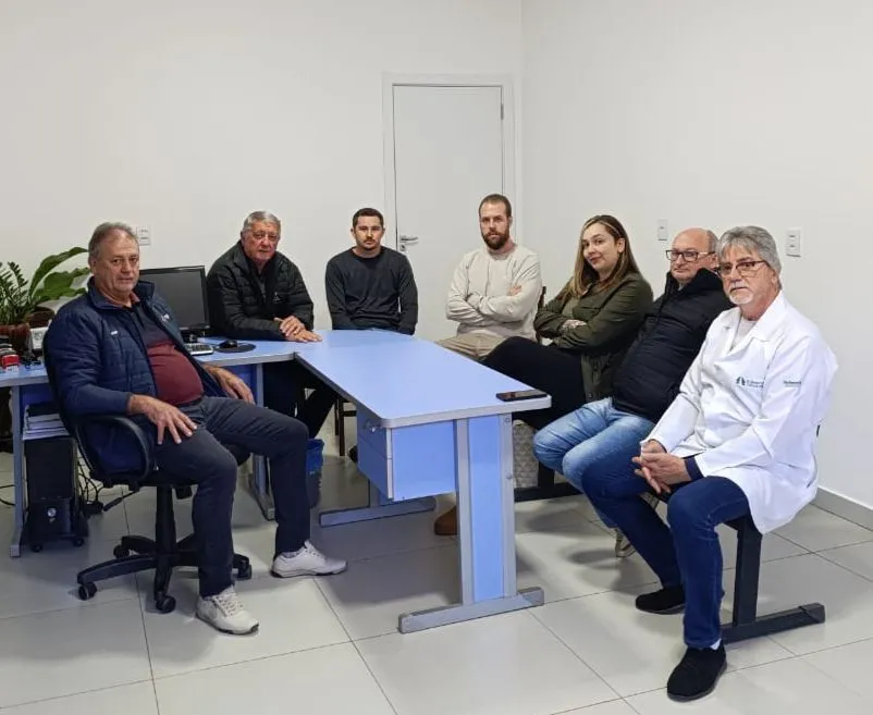 Encontro teve como objetivo dialogar sobre os atendimentos que passarão a ser oferecidos no Hospital Municipal (Foto: Divulgação | ASCOM Vista Gaúcha)