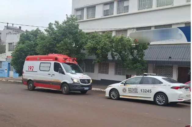 Brigada Militar e o SAMU atenderam a ocorrência. (Foto: Caçadores de Notícias)