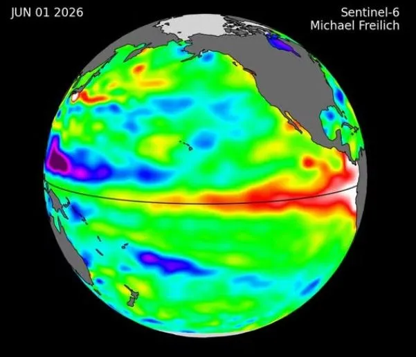 (Foto: Sentinel-6 Michael Freilich/NASA/NOAA) 