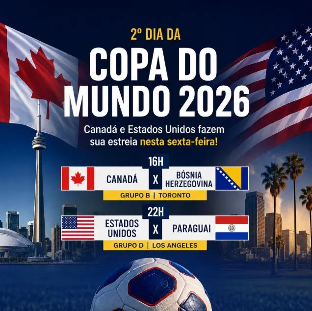 Canadá e Estados Unidos estreiam hoje sexta-feira na Copa do Mundo