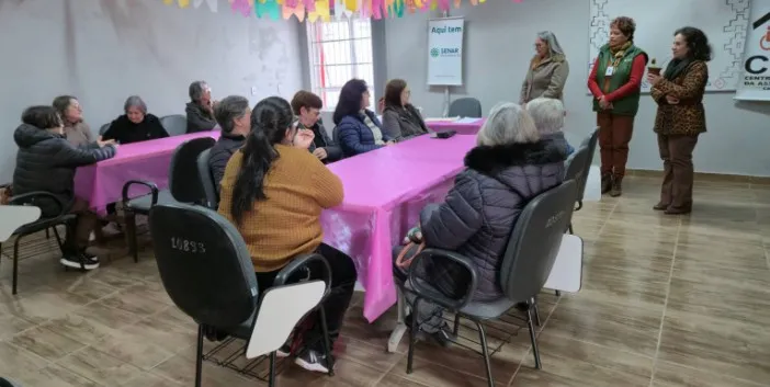 CRAS promove oficina de bordados para mulheres em Tenente Portela