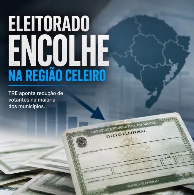 Região Celeiro perde mais de 1,8 mil eleitores desde as últimas eleições