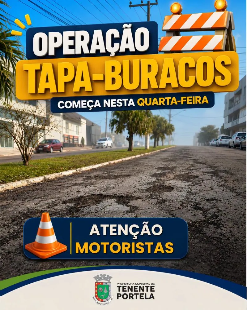 (Foto: Reprodução / Assessoria de Comunicação / Prefeitura de Tenente Portela)