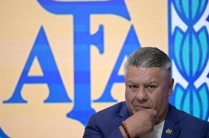 Presidente da AFA, Claudio Tapia. (Foto: Juan Mabromata / AFP)