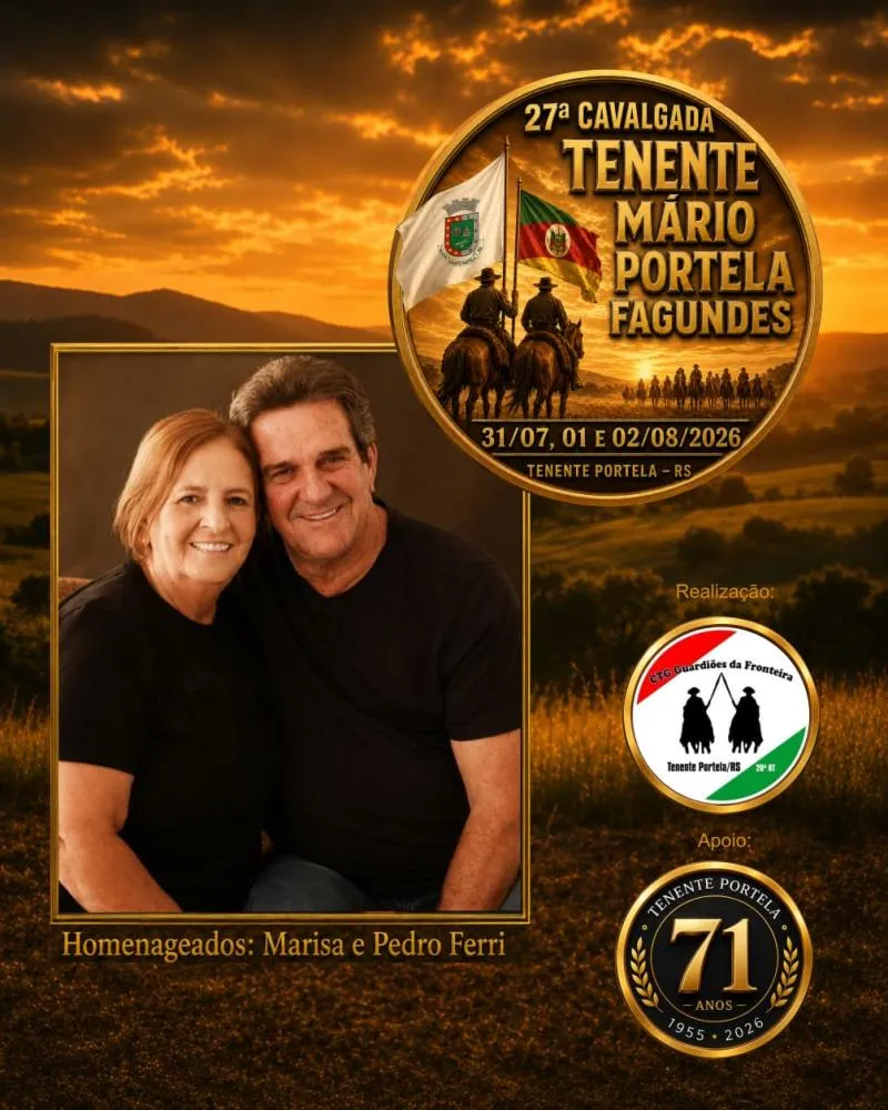 Tenente Portela se prepara para a 27ª Cavalgada