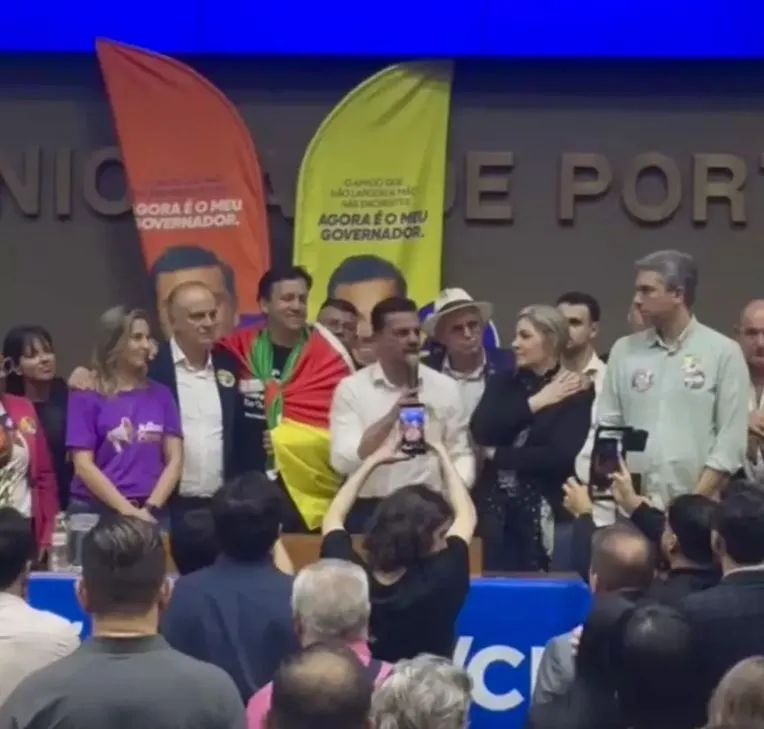 A convenção ocorreu na Câmara de Vereadores de Porto Alegre. (Foto: Reprodução/Instagram)