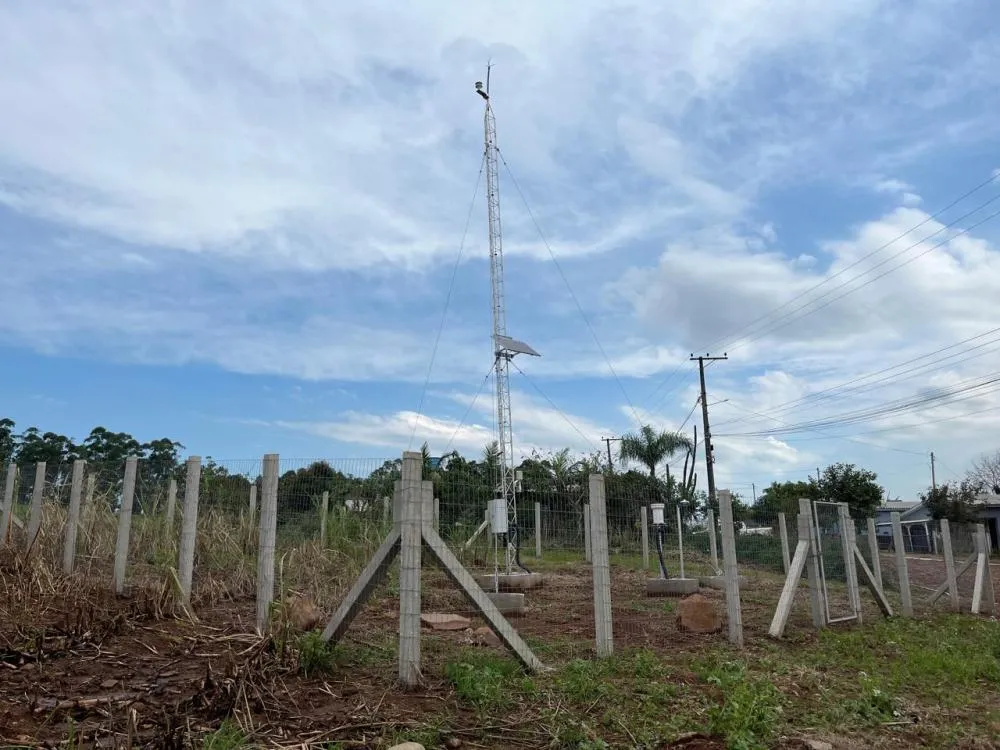 Unidade de Esperança do Sul apareceu entre as 20 estações do INMET que estavam sem funcionar no Estado (Foto: Evandro Nicolini | ASCOM Esperança do Sul)