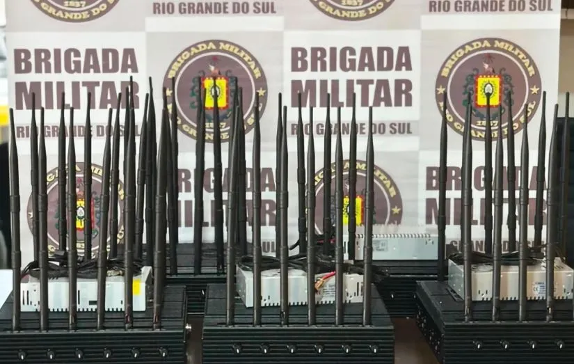Brigada Militar apreende bloqueadores de sinal avaliados em R$ 200 mil na ERS-324