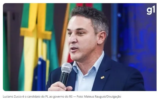 TRE-RS intima Zucco por ausência de plano de governo no registro de candidatura