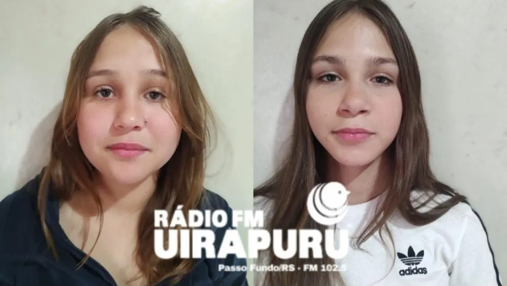 Duas irmãs adolescentes estão desaparecidas desde sábado em Passo Fundo
