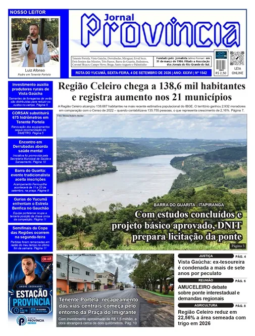 Edição 1542 - 4 de setembro de 2026