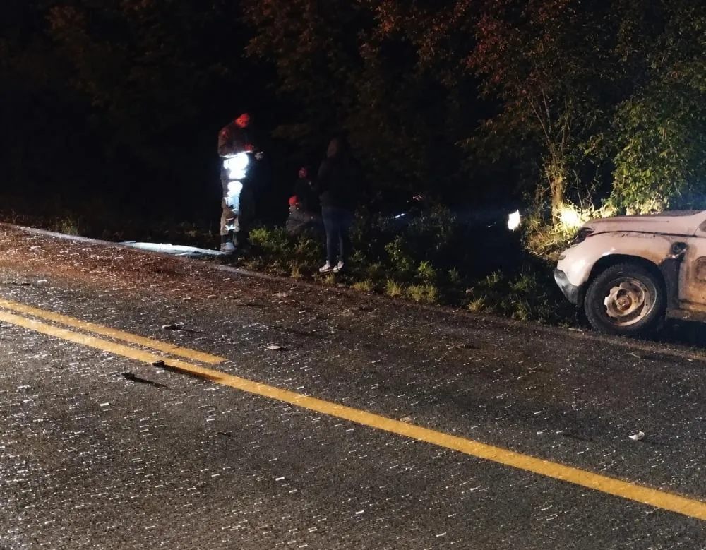 Acidente envolveu um Gol emplacado em Boa Vista do Buricá e um Jetta com placas de Chiapetta (Foto: Reprodução | Rede Social)