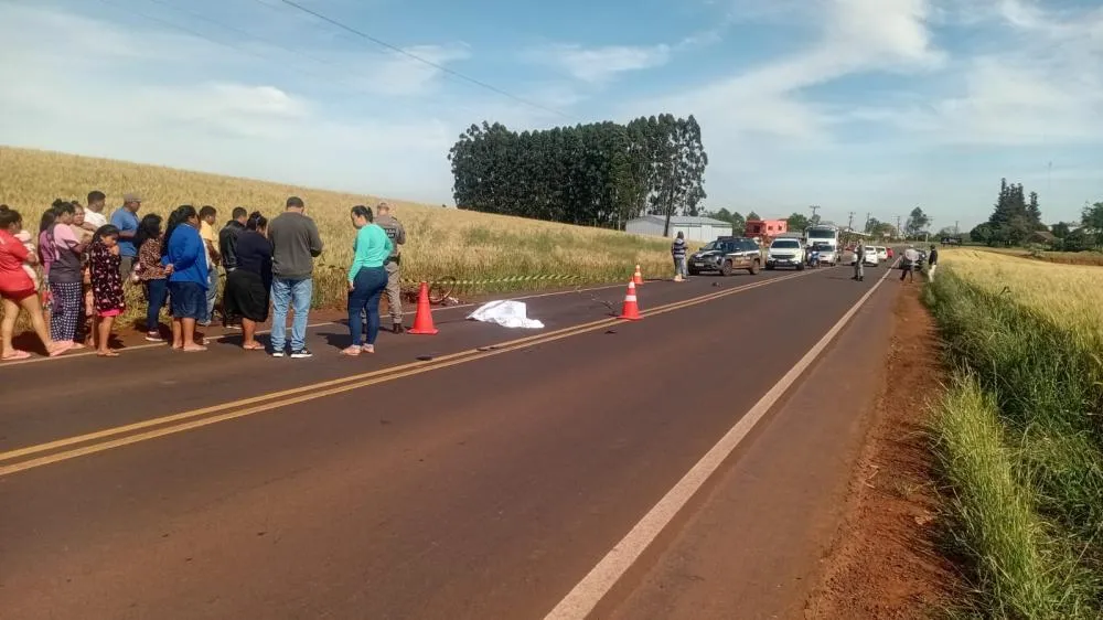 Ciclista indígena de 72 anos é atropelado na ERS-330 entre Tenente Portela e Miraguaí