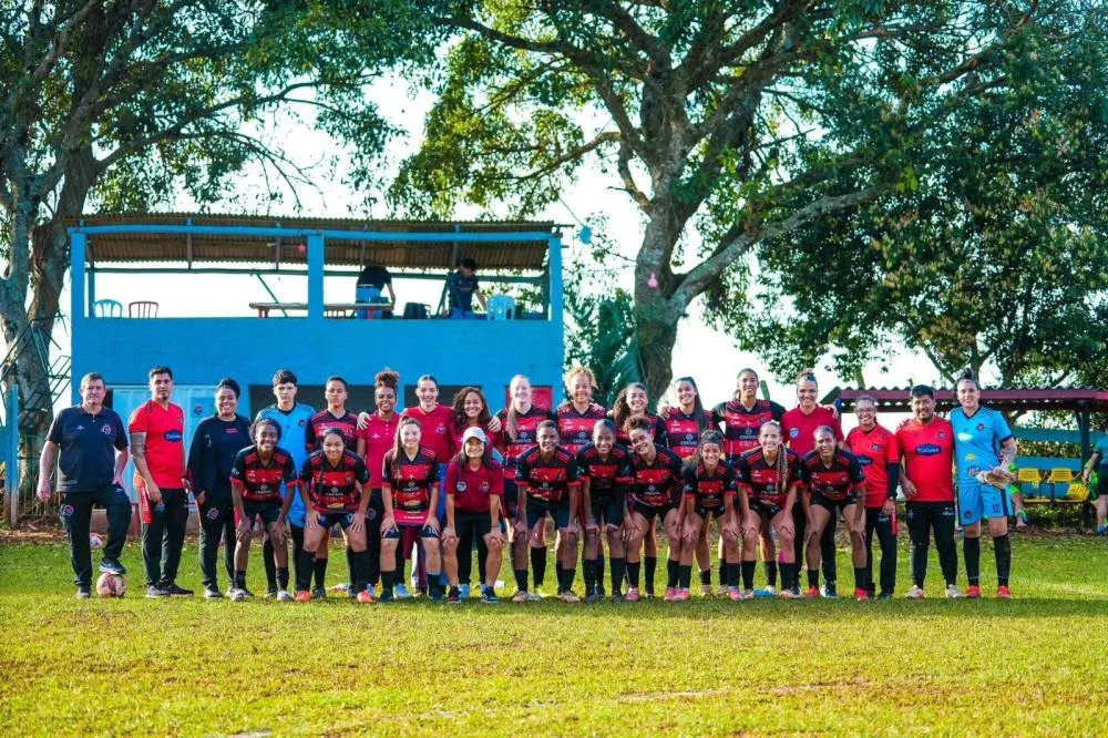 Rubro-negras enfrentam o União Forquetense no interior de Caxias do Sul (Foto: Divulgação | Gurias do Yucumã)