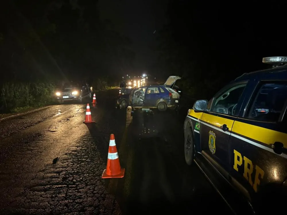 Acidente envolveu um Peugeot 206 e um VW Gol (Foto: Divulgação | PRF)