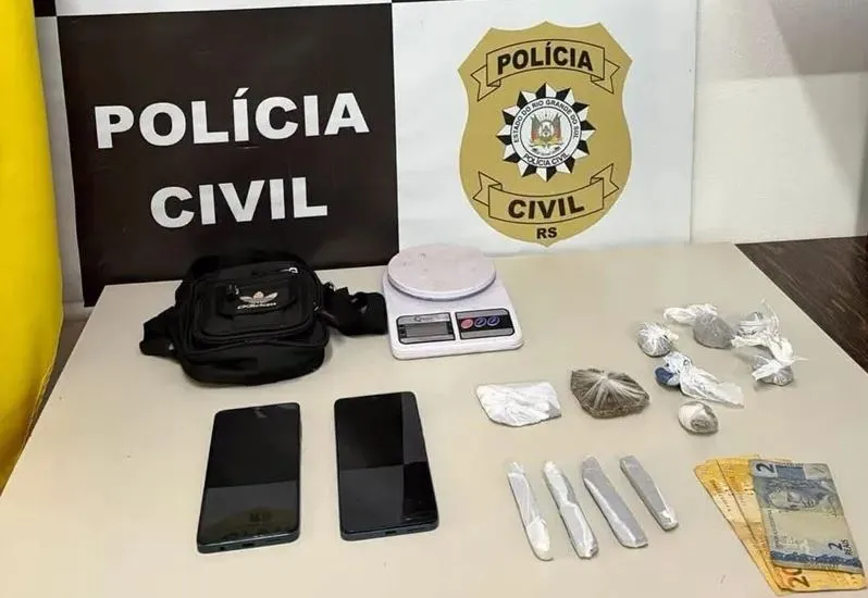 Mulher é presa com maconha durante operação da Polícia Civil em Santo Augusto