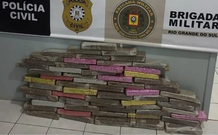 Polícia prende homem com 52 quilos de maconha em Três Passos