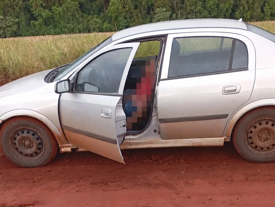 Corpo foi localizado por volta das 16h deste sábado (10/10), em uma estrada vicinal que liga a BR-468 à Vila Industrial (Foto: Reprodução | Redes Sociais)