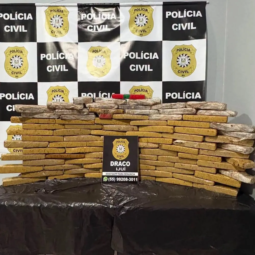 Polícia Civil apreende 77 quilos de maconha e prende homem em Coronel Barros