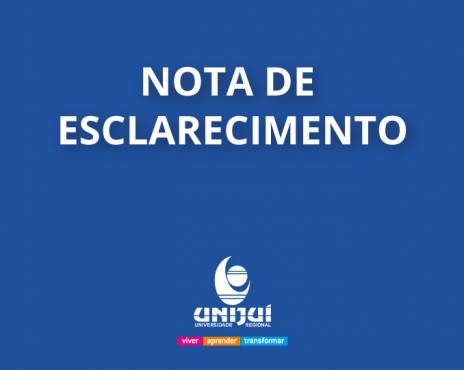 Universidade se pronunciou sobre o fato nesta quarta-feira (11) (Arte: Divulgação/Unijuí)