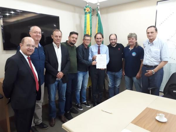 Pleito foi apresentado ao secretário estadual dos Transportes (Foto: Divulgação/ASCOM Três Passos)