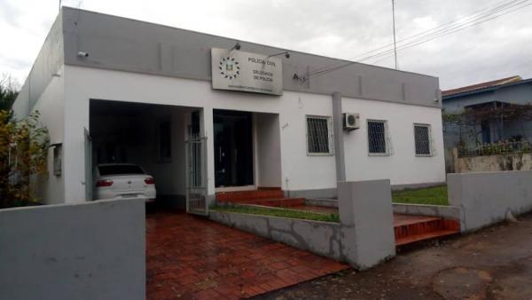 Ocorrência foi registrada na Delegacia de Polícia de Coronel Bicaco (Foto: Diones Roberto Becker)