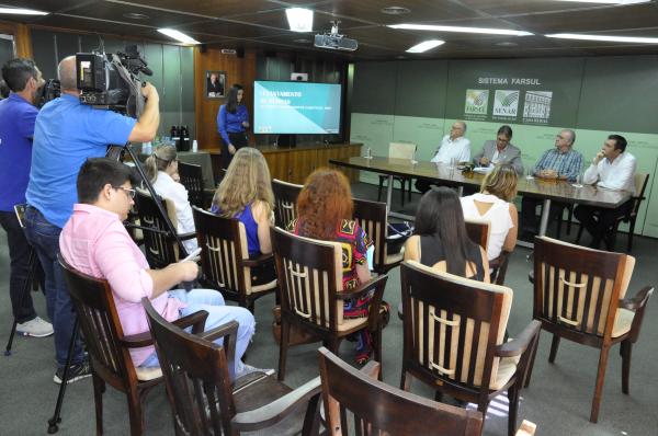 Apresentação dos dados sobre os prejuízos foi realizada nesta segunda-feira (Foto: Divulgação/FARSUL)