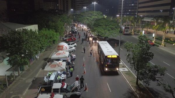Em 2018, o Rio Grande do Sul registrou 996 autuações por transposição de bloqueio viário policial (Foto: Jaimar Monteiro/DETRAN-RS)