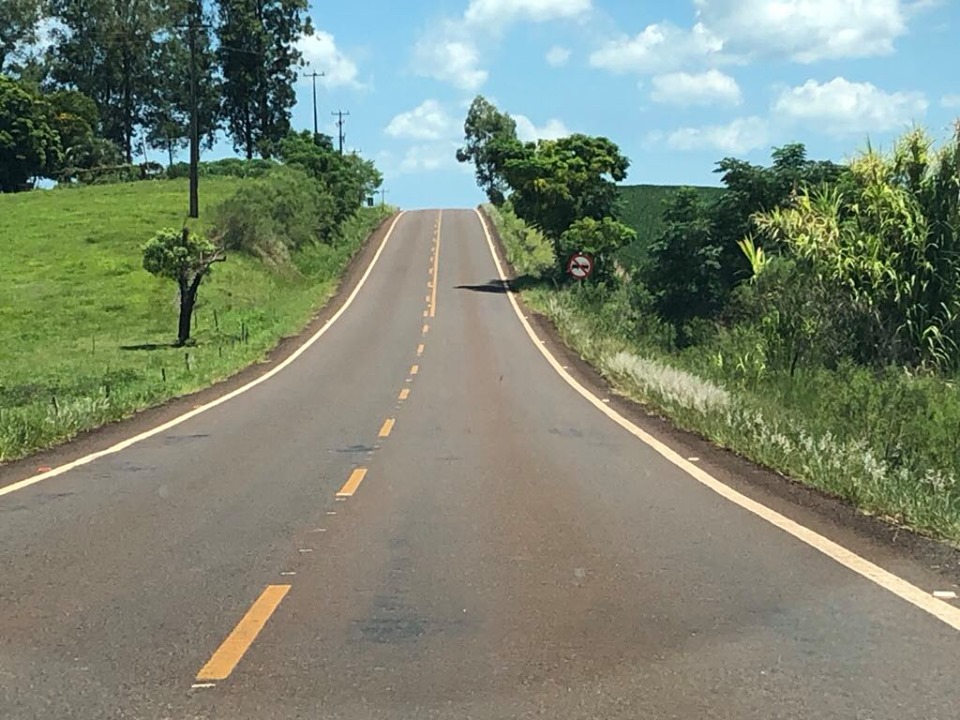 Trecho de cerca de 25 quilômetros da rodovia liga os municípios de Tenente Portela, Vista Gaúcha e Barra do Guarita (Foto: Diones Roberto Becker)