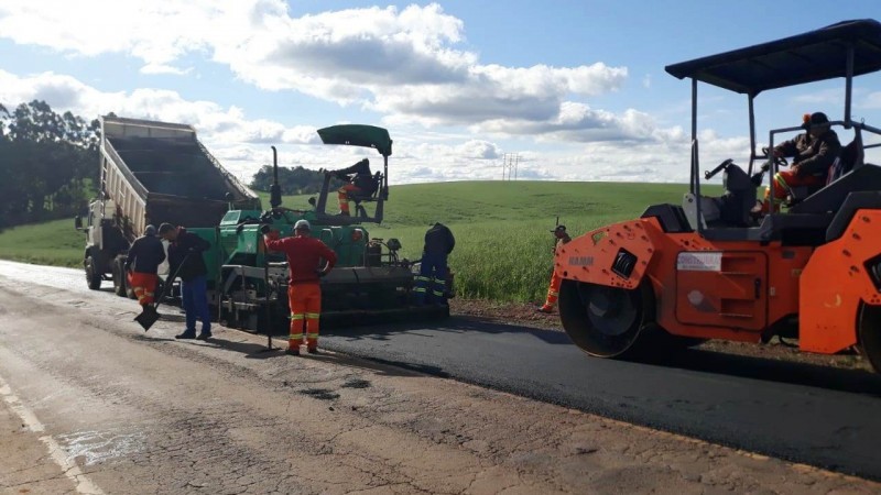 RSC 472 é um importante corredor rodoviário que interliga vários municípios da região (Foto: Divulgação/DAER)