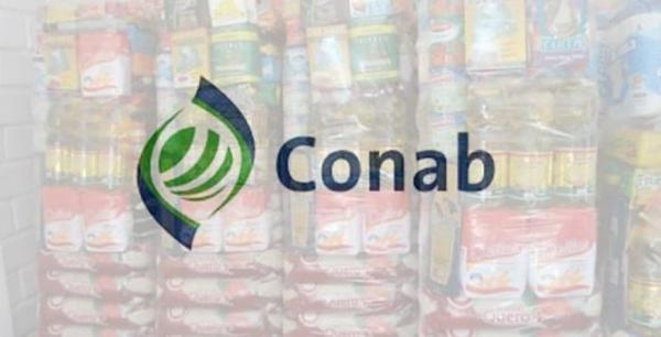 Ao todo, serão distribuídas 17,9 mil cestas de alimentos no estado (Arte: Divulgação/CONAB)