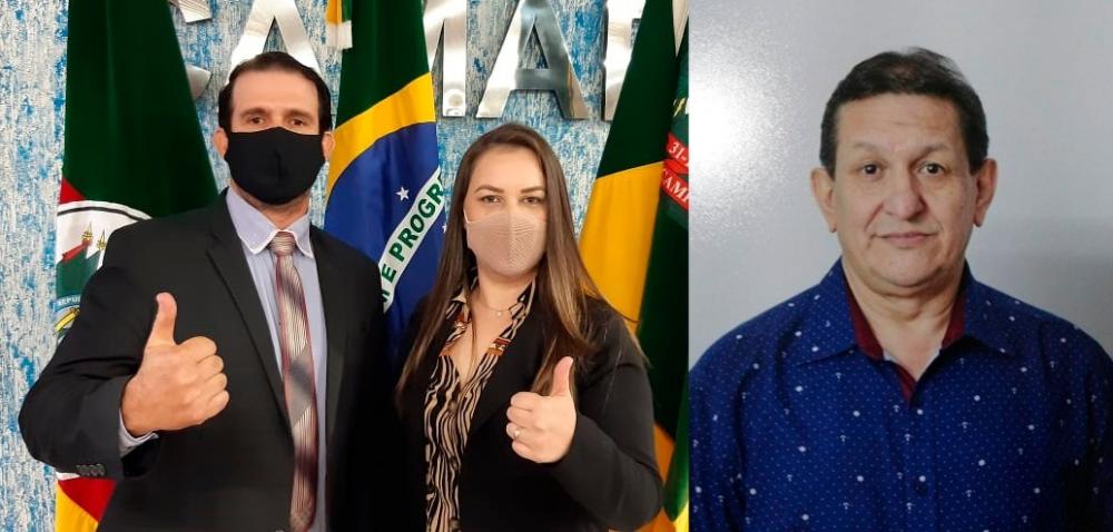 Pedro dos Santos, Marciéli Reis e Ademar Aguiar (Foto: Observador Regional)