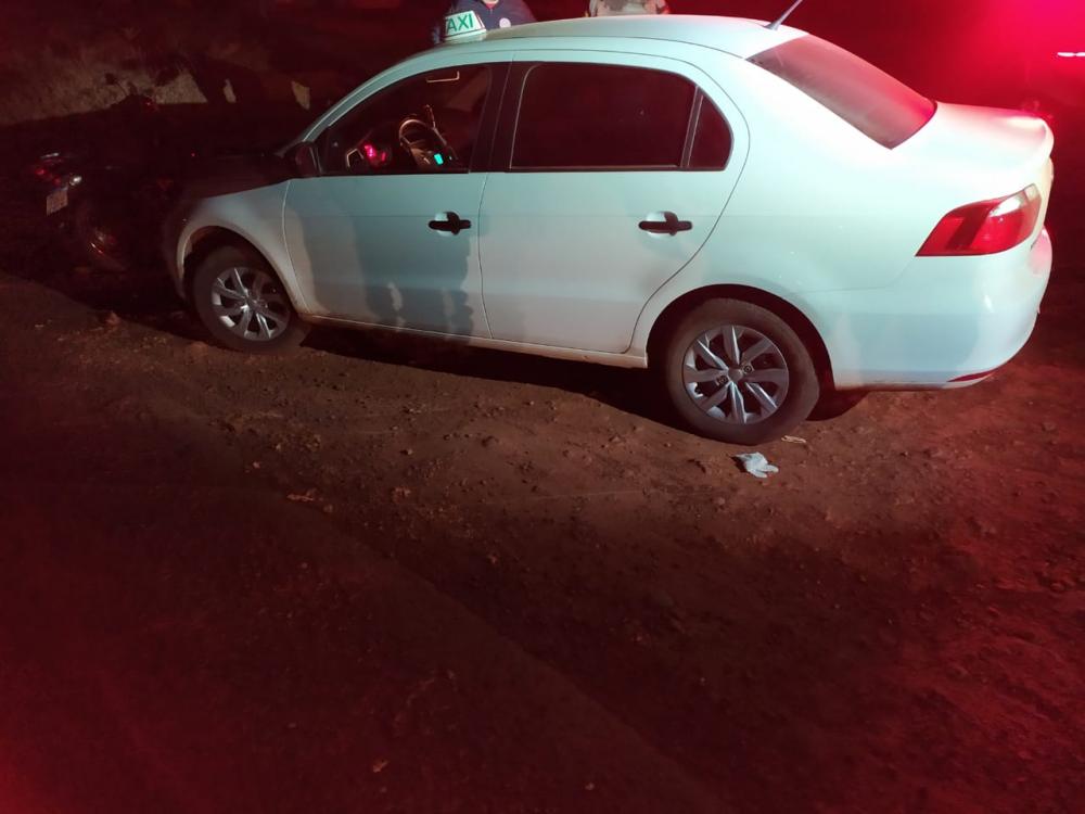 Taxista foi atingido por disparos de arma de fogo na noite de 14 de julho deste ano (Foto: Reprodução/WhatsApp)