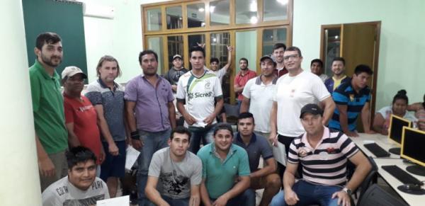 Representantes dos times que jogarão a competição municipal neste ano (Foto: Divulgação/ASCOM Tenente Portela)