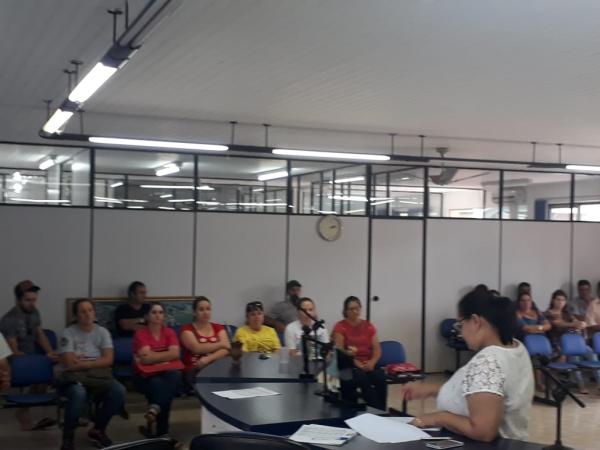 Na ocasião foi apresentado o relatório de gestão do terceiro quadrimestre do ano passado (Foto: Divulgação/ASCOM Redentora)
