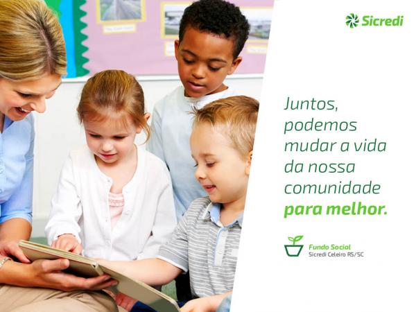 Serão repassados R$ 214 mil para ações em educação, saúde, cultura, esporte e segurança (Arte: Divulgação/Sicredi Celeiro RS-SC)