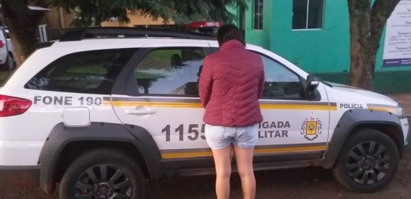Não foi divulgada a identidade e nem o motivo do mandado de prisão (Foto: Brigada Militar)