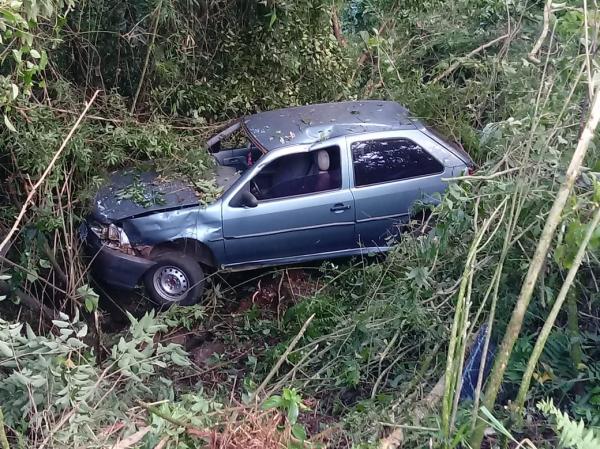 Conforme as informações apuradas, ninguém se feriu (Foto: Ouvinte repórter)