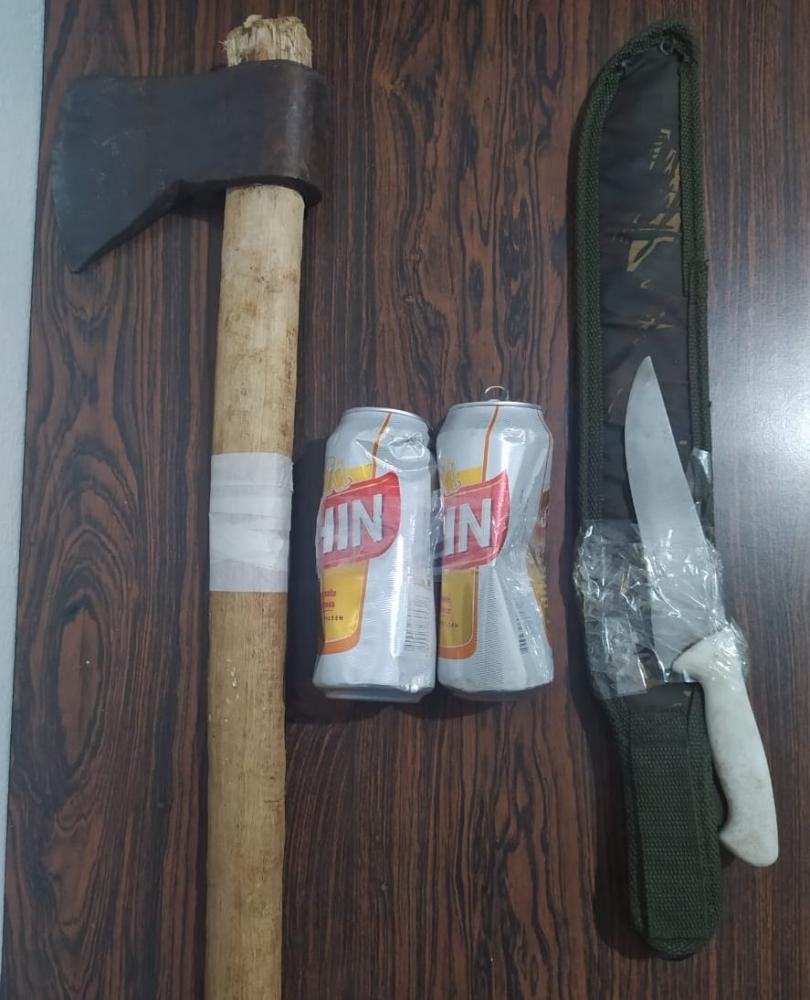 Duas pessoas foram presas, sendo uma por embriaguez ao volante e outra por lesão corporal (Foto: Brigada Militar)