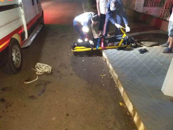 Indígena foi encaminhado para atendimento médico no Hospital Santo Antônio de Tenente Portela (Foto: Reprodução/Planeta FM)