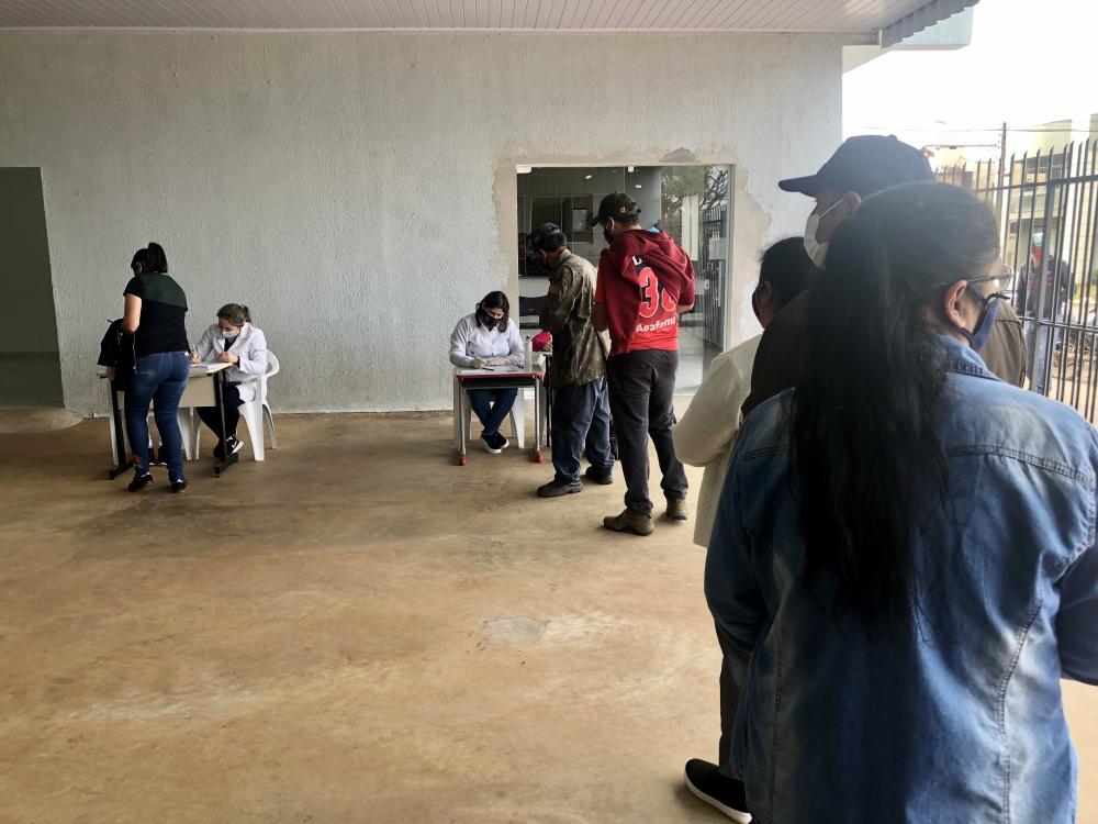 Dos 7.325 habitantes, 5.948 já tomaram ao menos uma dose da vacina contra a Covid-19 (Foto: Diones Roberto Becker)