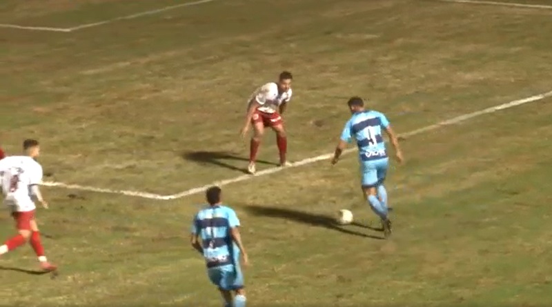 Duelo disputado na noite da quarta-feira (8/9) terminou com o placar de 1 a 1 (Foto: Reprodução/FGF TV)