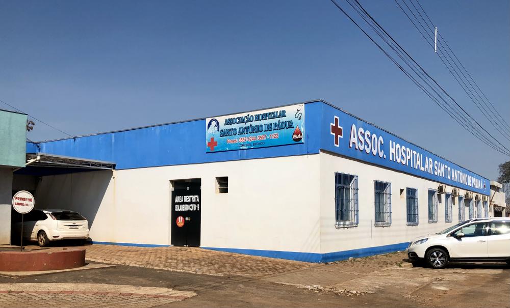 Hospital Santo Antônio de Pádua está sob intervenção administrativa desde março de 2018 (Foto: Diones Roberto Becker)