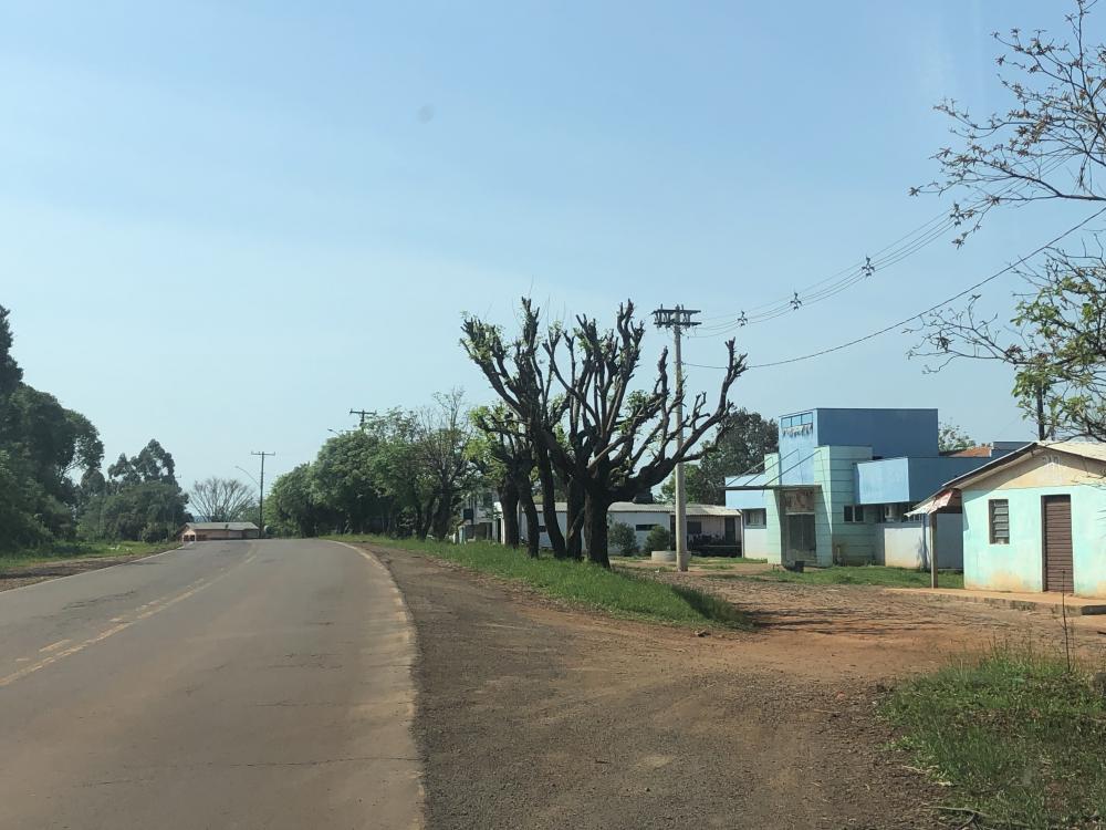 Um dos acessos ao bairro Faxinal (Foto: Diones Roberto Becker)