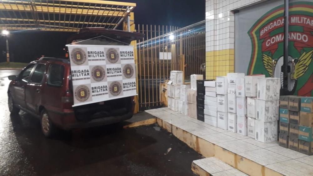Os produtos foram avaliados em 45 mil reais sem desembaraço aduaneiro (Foto:PRE) 