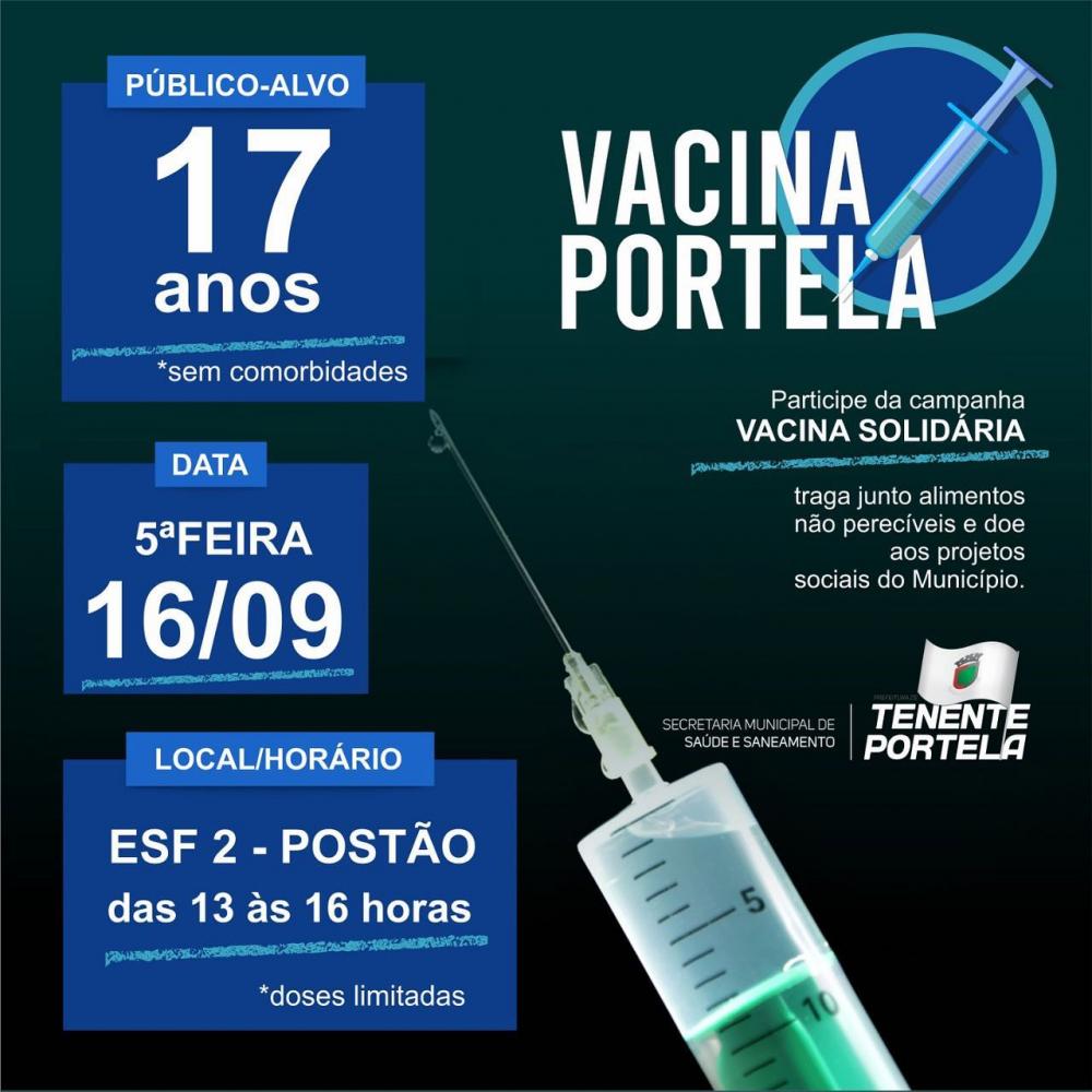 Foto: (Divulgação) Prefeitura Municipal de Tenente Portela 