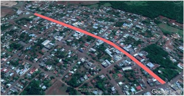 Pista para caminhadas terá uma extensão de aproximadamente 1.100 metros (Foto: Reprodução/Facebook)