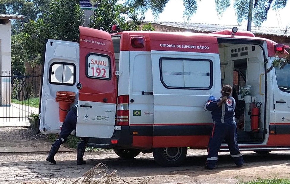 Os profissionais foram insultados, xingados e humilhados por uma mulher que não tinha relação alguma com a ocorrência. Ela entrou em surto psicótico. (Foto/Créditos: João Victor Lopes/Rádio Uirapuru)