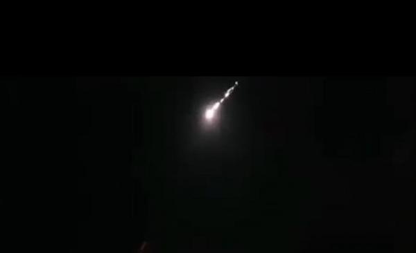 O fenômeno foi visto na noite de quinta-feira no estado (Foto: Reprodução)